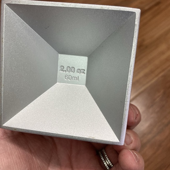 Bar Tool Bartender Jigger Cube 6 Measurements Cocktail Shaker Shot Measuring Cup - Picture 3 of 8